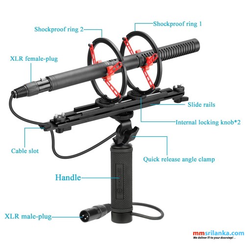 BOYA BY-WS1000 PROFESSIONAL WINDSHIELD & SUSPENSION SYSTEM (6M)